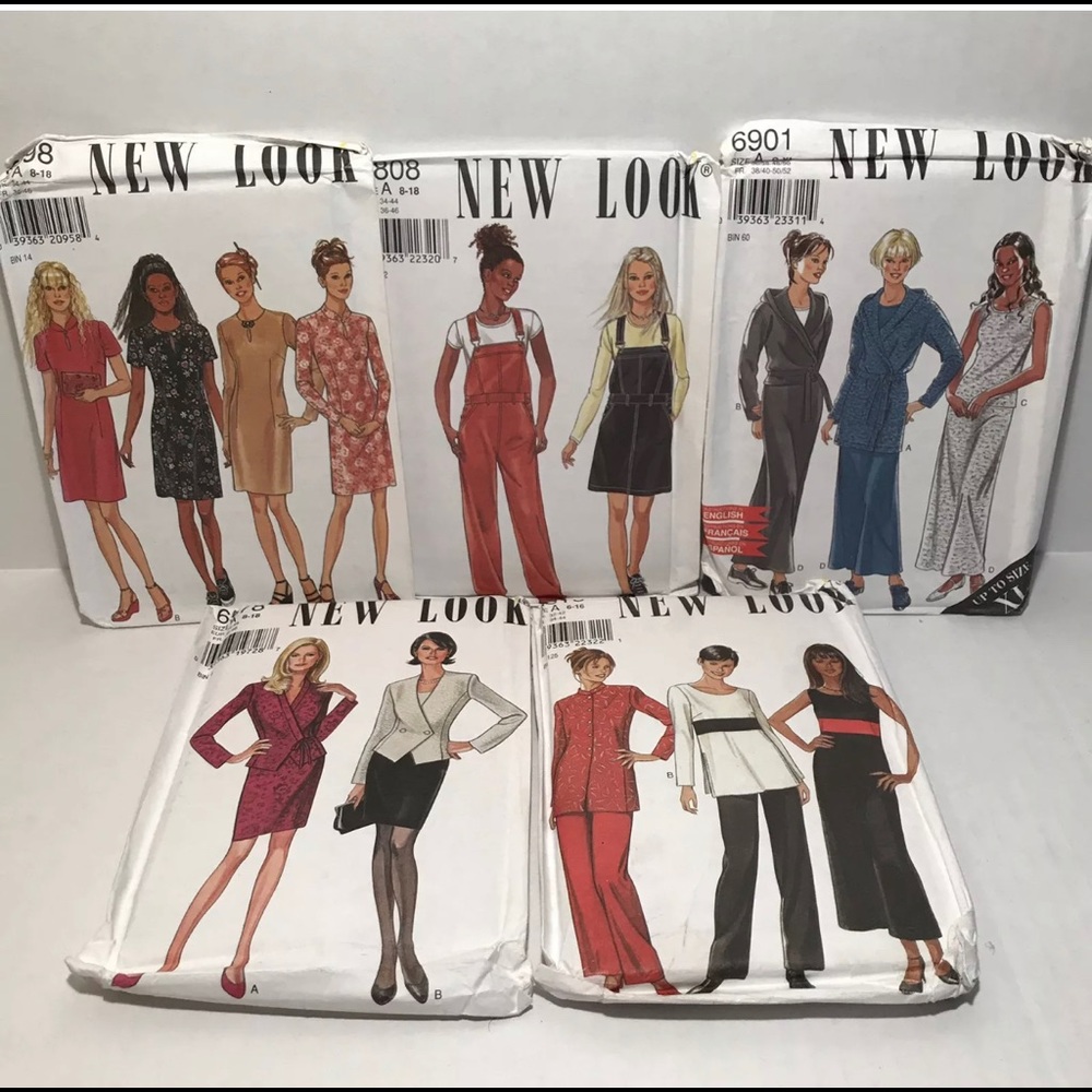 Vintage Women Uncut Patterns